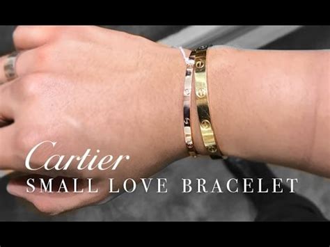 cartier love bracelet mini|cartier love bracelet small weight.